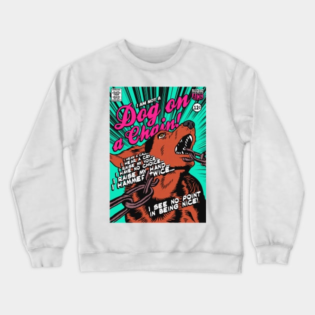 Morrissey - Dog (Colored) Crewneck Sweatshirt by designedbydeath